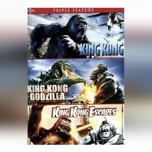 🆕 King Kong DVD Triple Feature - King Kong 3 Movie Collection - NEW SEALED
